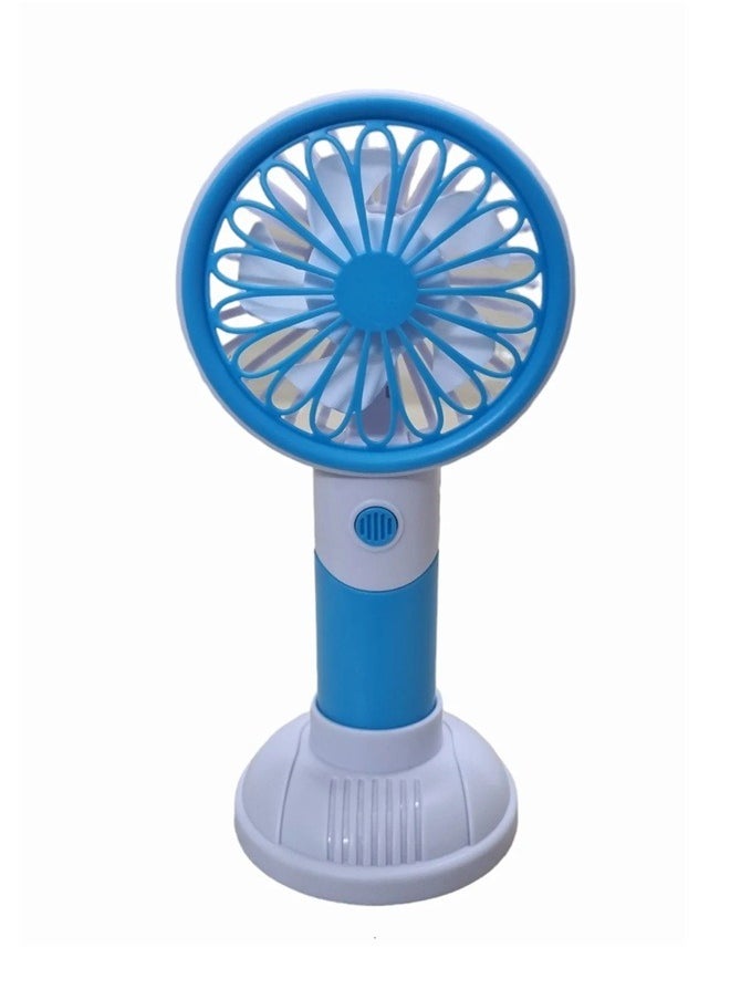 Generic Portable Three Speed Setting USB Mini Handheld Fan With Stand Cradle  - Image 2
