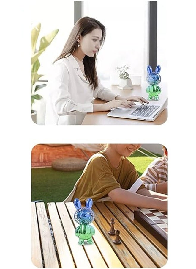 ماركة غير محددة - مروحة صغيرة محمولة باليد مزودة ب3 إعدادات للسرعة ومنفذ USB - Image 1