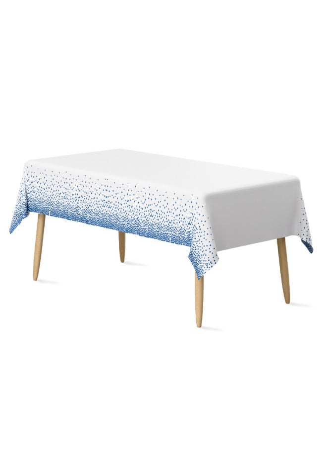 Generic Disposable Tablecloth Gilding Dot Black Gold Birthday Party Dessert Table Decoration Dining Cloth Thickened Plastic Peva Tablecloth-Color:Polka Dot Dark Green Gold Dot  - Image 4