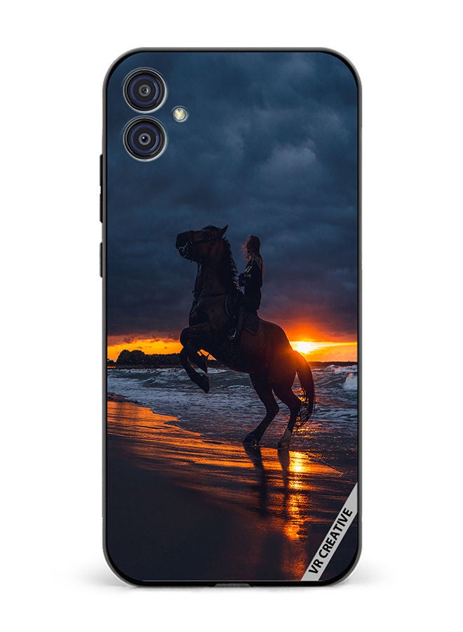 VR CREATIVE Protective Case Cover For Samsung Galaxy M04/F04 Horse1 Design Multicolour - Image 1