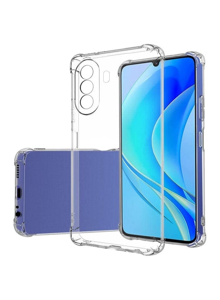 IAF Case for Huawei nova Y70 / Nova Y70 Plus Case Cover Clear Back Air Cushion Soft Silicone Shockproof Anti-Scratch Protective Bumper Shell Corner for Huawei nova Y70 / Nova Y70 Plus 