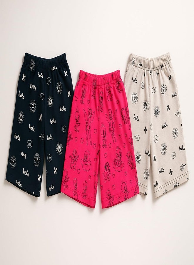 Cortica Kids' Cotton Shorts Combo Pack - Stylish & Comfortable Shorts for Boys, Girls & Kids (Pack of 3 Random Colors & Prints) Multicolour - Image 3
