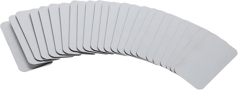 Artibetter 24pcs Adhesive Metal Plates Ultra Thin for Phone Cases Car Mounts Wall Holders - Image 1