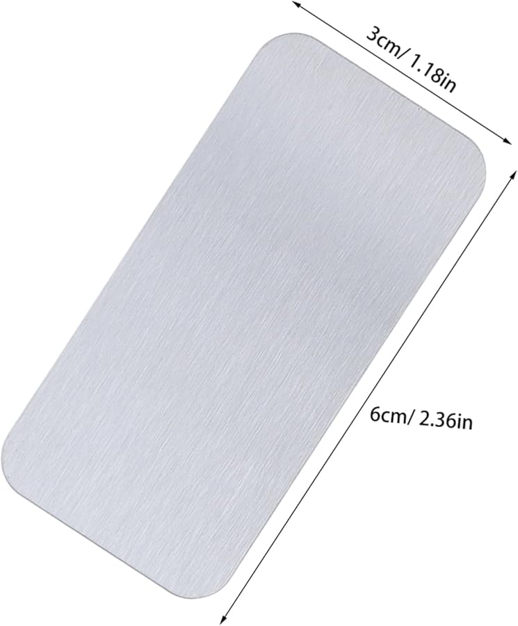 Artibetter 24pcs Adhesive Metal Plates Ultra Thin for Phone Cases Car Mounts Wall Holders - Image 3
