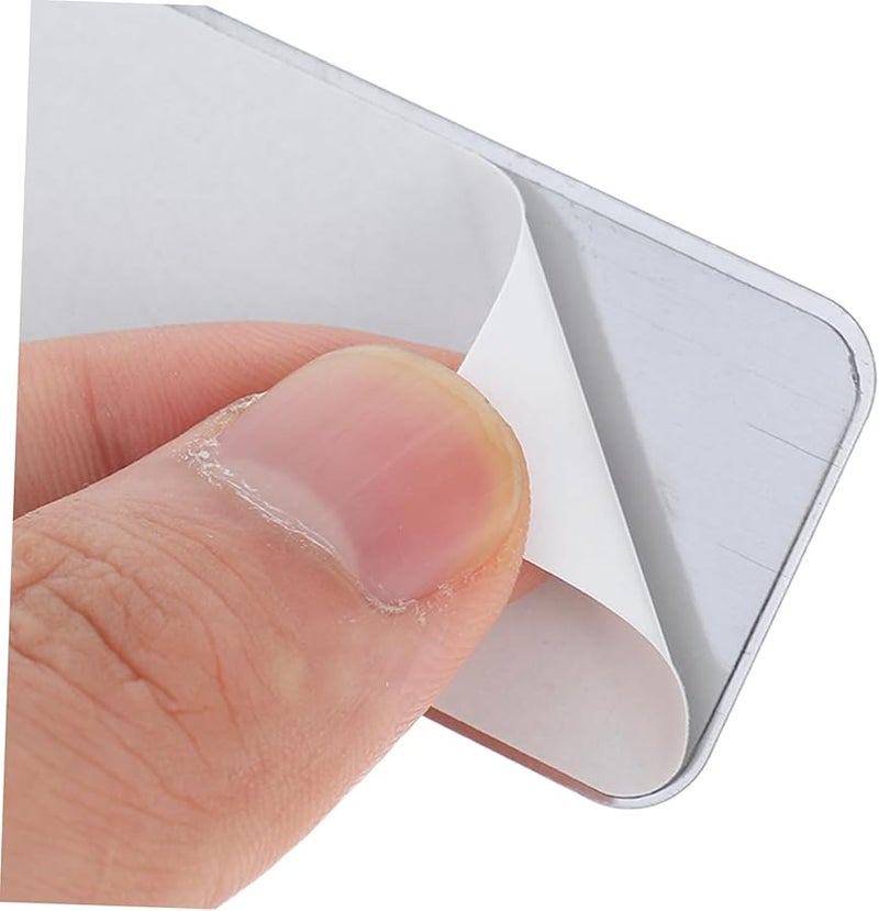 Artibetter 24pcs Adhesive Metal Plates Ultra Thin for Phone Cases Car Mounts Wall Holders - Image 4
