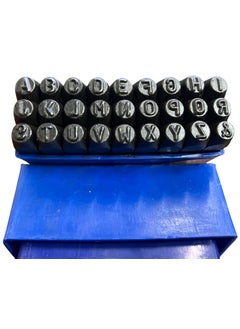 EPITECH MART EPITECH MART Stamps Letters Alphabet Numbers Set Wood Leather Steel Punch Tools 27 pcs 8 mm  - Image 1