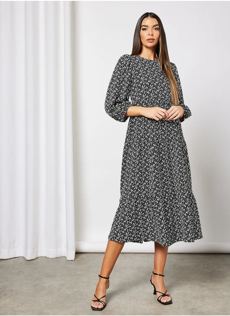 ONLY Ditsy Print Dress