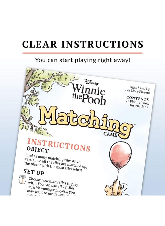 Wonder Forge Disney Winnie The Pooh Matching Game For Girls & Boys  - Image 4