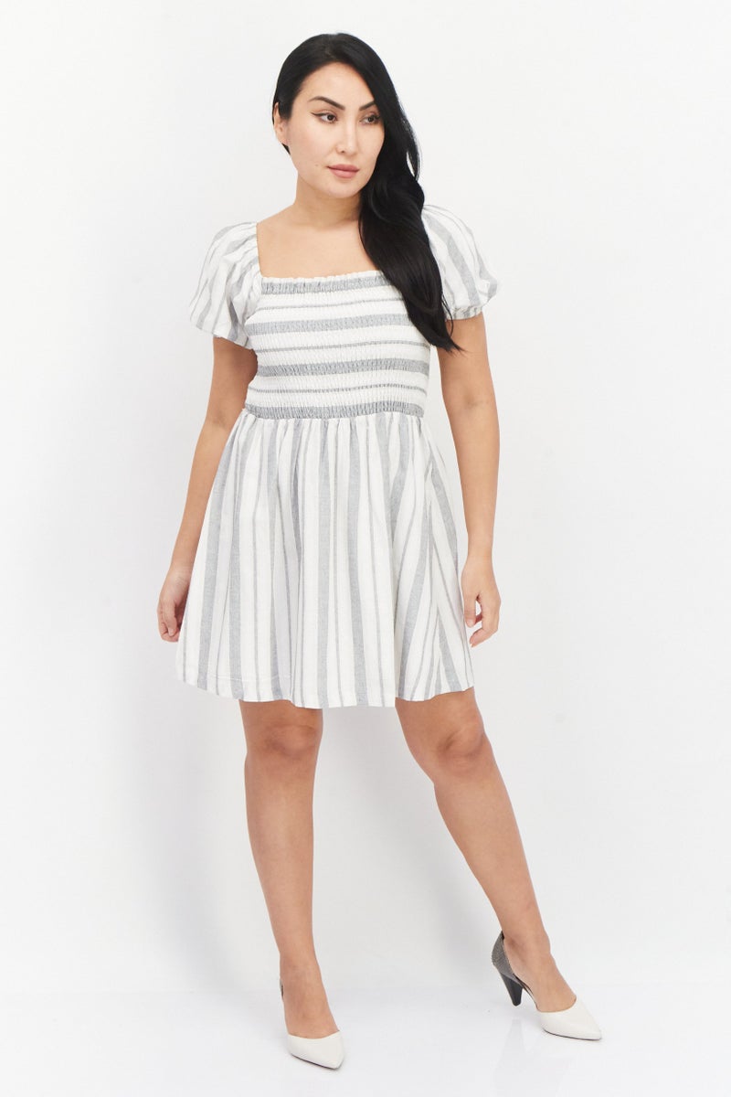 Lost + Wander Women Stripe Mini Dress, Multicolor - Image 3