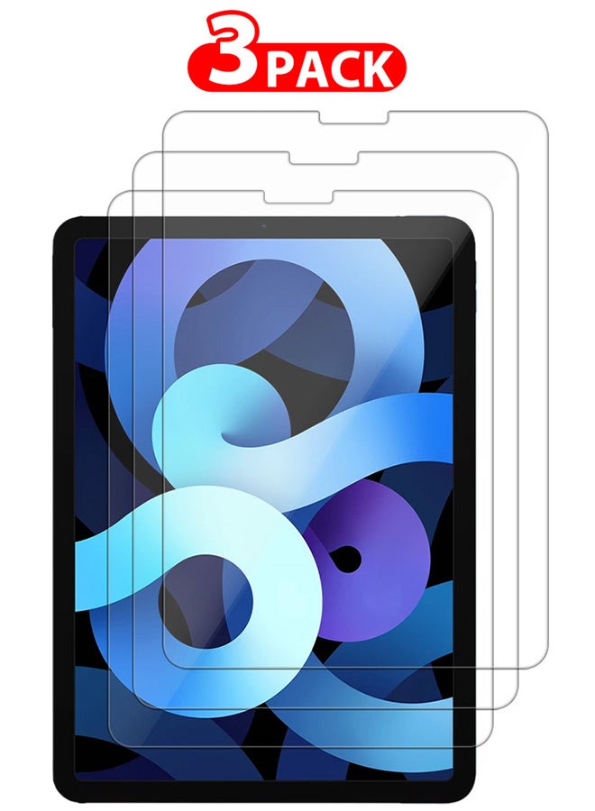 CATANES 3 Packs For Apple iPad Air 10.9 Screen Protector 9H Hardness Tempered Glass Scratch Resistant HD Display Screen Protector - Image 1