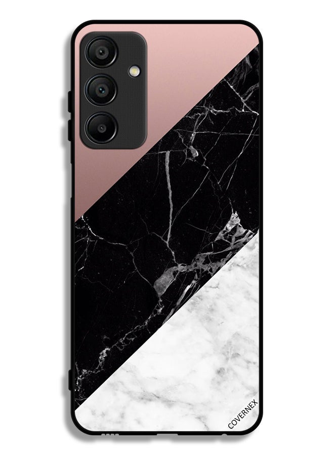 Covernex غطاء حماية لهاتف سامسونج جالاكسي A15 5G بنمط مزيج من الرخام والسادة - Image 1