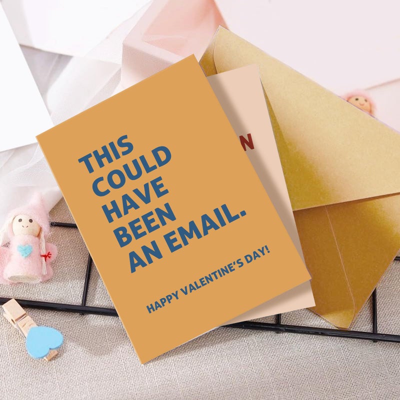 Obbyidk Funny Valentine'S Day Card Set For Coworkers  Humorous Valentines Cards For Colleagues Boss Employees  4 X 6 In(6 Designs  24 Cards With Envelopes) - Image 4