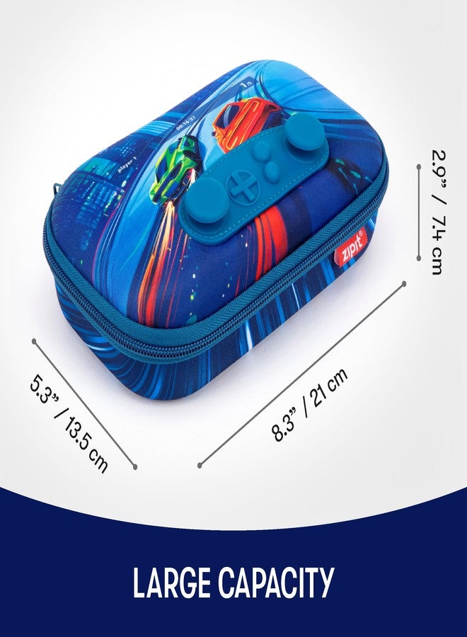 ZIPIT Gamer Pencil Case for Boys, Durable Pencil Box for School, Large Capacity Stationery Organizer Box - Image 5