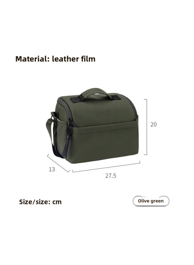 Camera Bag Canon Portable Bag Fuji Outdoor Original Micro Single Protective Case Nikon Storage Bag Sony Photography Bag-Color:Olive Green - Image 1