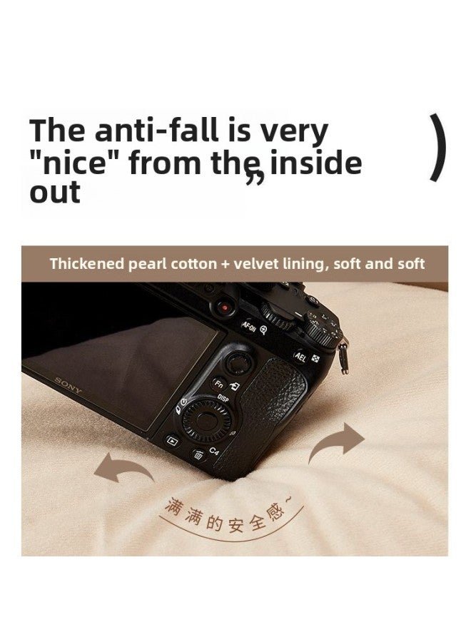 Camera Bag Canon Portable Bag Fuji Outdoor Original Micro Single Protective Case Nikon Storage Bag Sony Photography Bag-Color:Olive Green - Image 5