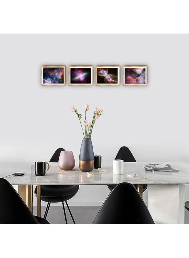 Home Trove POUSREDE Universe Starry Sky Wall Art Outer Space Fantastic Nebula Galaxy Painting Pictures, for Bedroom, Living Room, Bathroom Decor, Posters for Kids, Boys or Girls Room Set of 6 (8x10) Unframed - Image 5