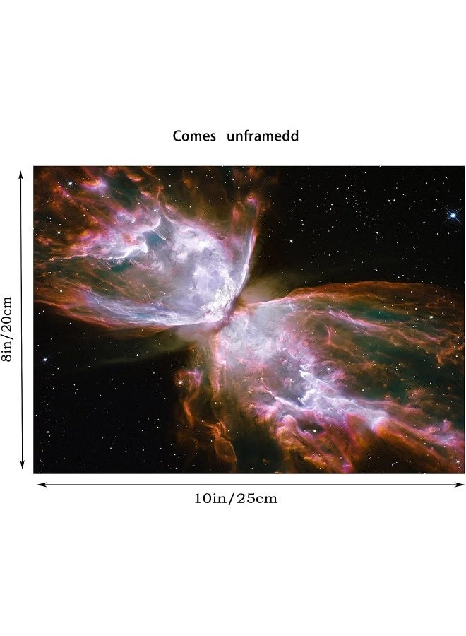 Home Trove POUSREDE Universe Starry Sky Wall Art Outer Space Fantastic Nebula Galaxy Painting Pictures, for Bedroom, Living Room, Bathroom Decor, Posters for Kids, Boys or Girls Room Set of 6 (8x10) Unframed - Image 3