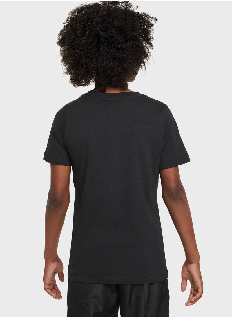 Nike - Kids Chelsea Fc Crest T-Shirt - Image 1