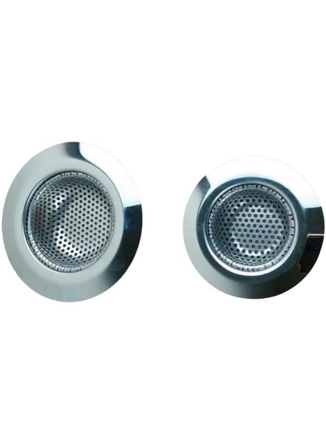 Stainless Steel Sink Mesh Starainer Set of 2 Pieces Different Sizes, 10.5cm - 6cm - Image 1