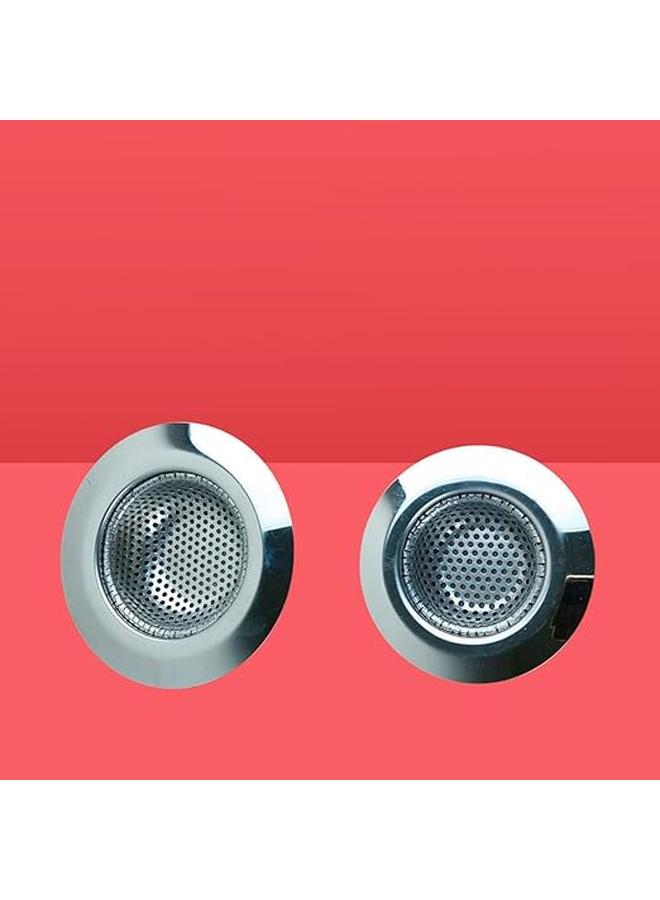 Stainless Steel Sink Mesh Starainer Set of 2 Pieces Different Sizes, 10.5cm - 6cm - Image 3