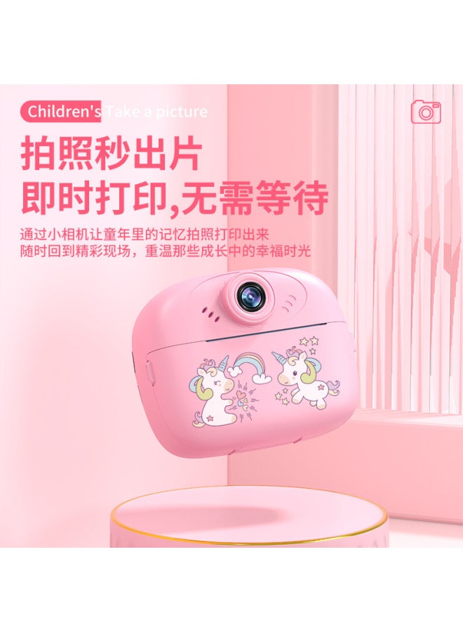 New Children's Camera Photographable Print Digital Camera Boy Toy Birthday Gift Polydon Camera - Image 4