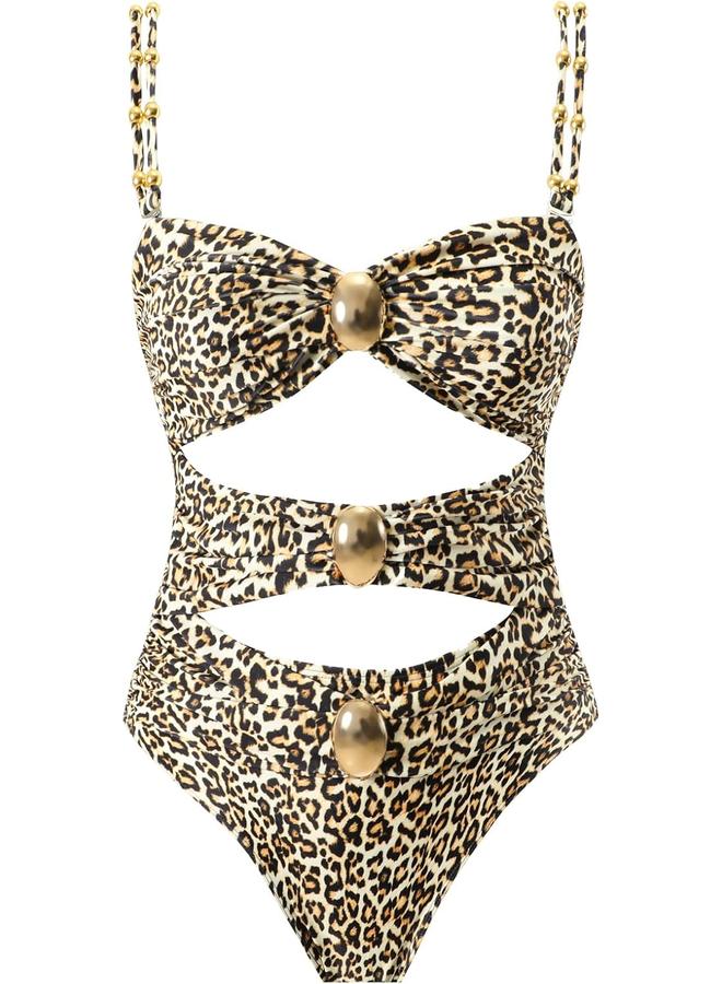 Y&D Women's One Piece Swimsuit with Cover up Set Beach Wrap Skirt Retro Bikini Set Two Piece Bathing Suit with Cover up - Image 5