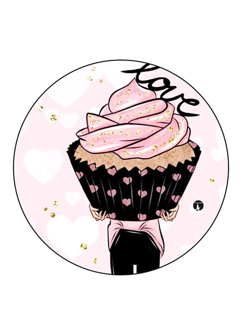 RKN Cupcake Printed Mouse Pad  Multicolour