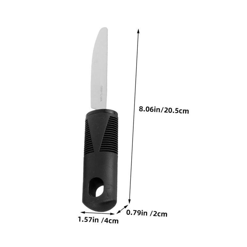 Ergonomic Spoon And Fork Set For Elderly Portable Utensils With Non Slip Handle - Image 3