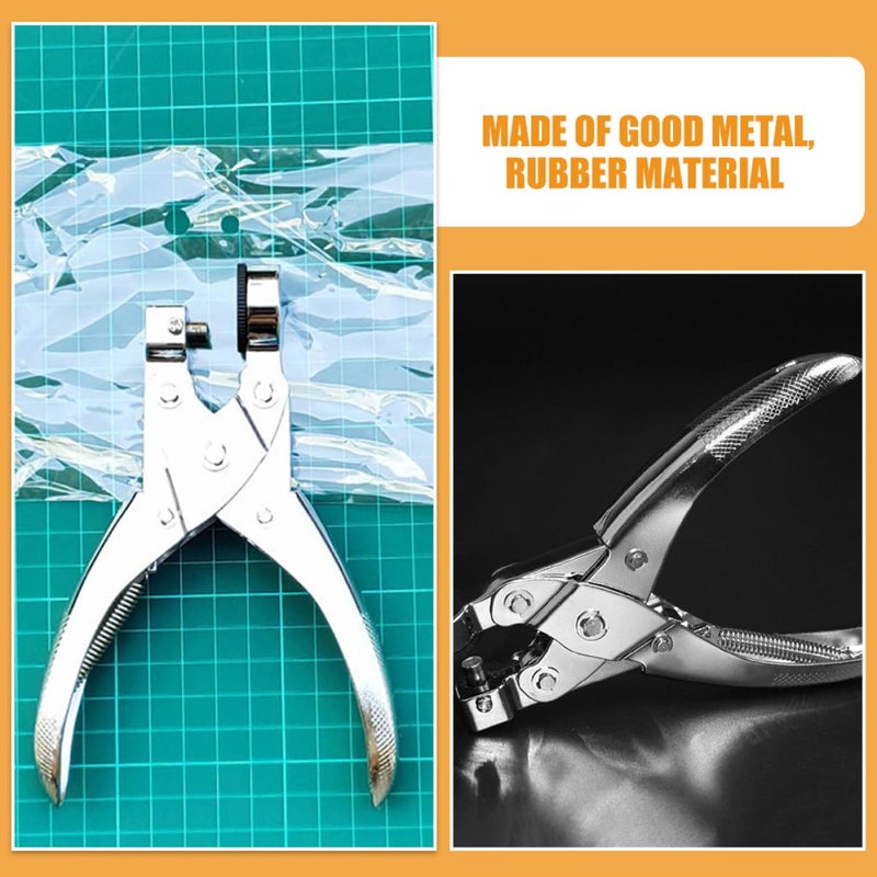 Manual Hole Puncher for Crafts and Office Planner, 8mm Plastic Bag and Paper Punch Tool, Portable Crafting Punch for Scrapbook and Packaging Ventilation - Image 5