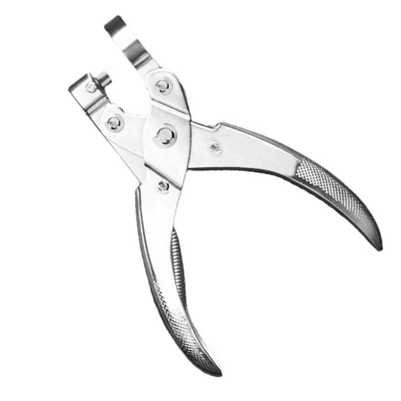 Manual Hole Puncher for Crafts and Office Planner, 8mm Plastic Bag and Paper Punch Tool, Portable Crafting Punch for Scrapbook and Packaging Ventilation - Image 1