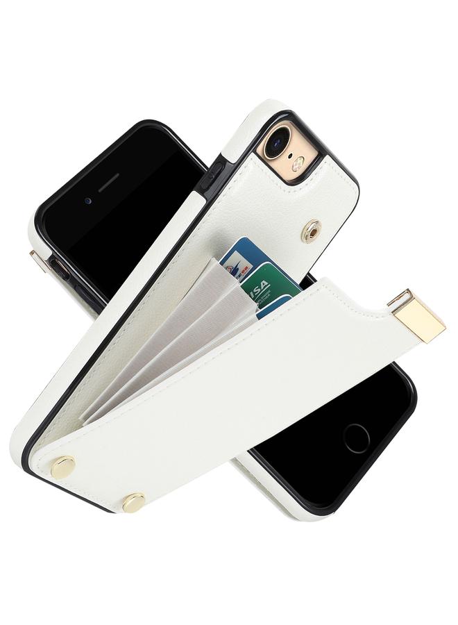 S-TOP Case For iPhone SE 2022 / 2020 / 8 / 7 Metal Buckle Card Slots Phone Case - Image 2