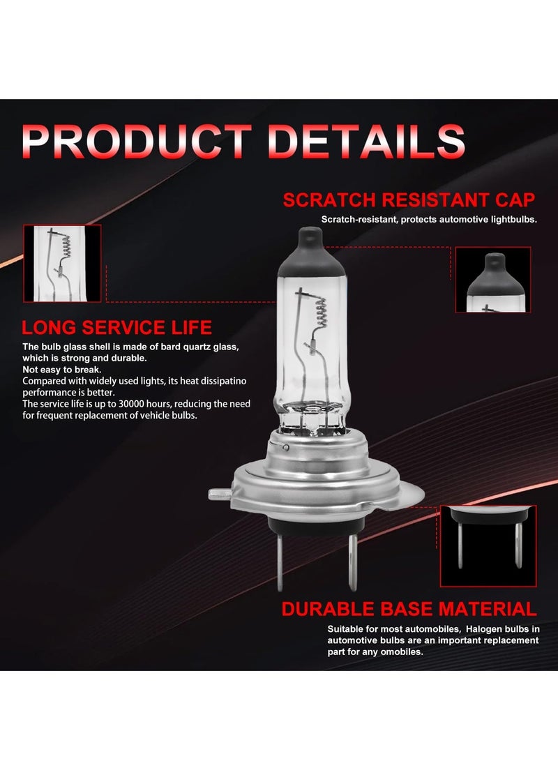 LIGARO LIGARO 4-Piece H7 12V/55W HALOGEN HEADLIGHT GLOBE  - Image 5