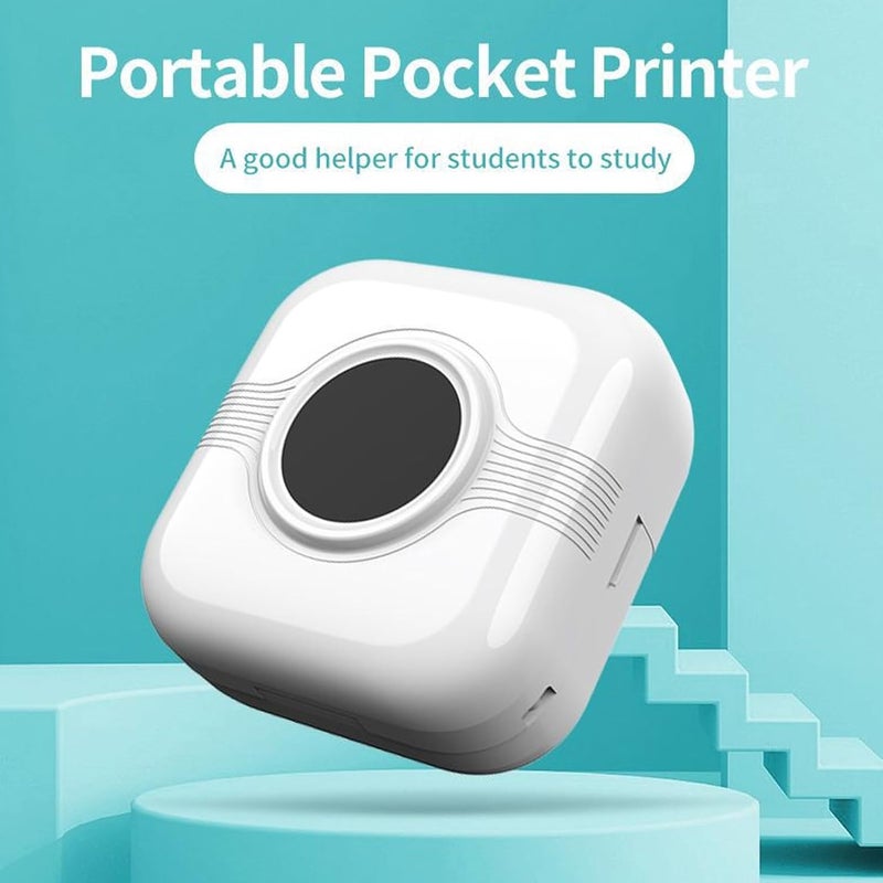 Keenso Mini Portable Printer, Small Thermal Printer for Home,Connection, Thermal Printing Technology, Multiple Function with, Easy to Operate - Image 2