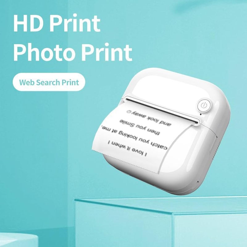 Keenso Mini Portable Printer, Small Thermal Printer for Home,Connection, Thermal Printing Technology, Multiple Function with, Easy to Operate - Image 4