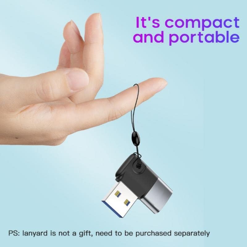 Dyazo Type C to USB A Female Adapter | Charging Converter for iPhone 14, 13, 12, 11, Samsung Galaxy Note S23+ S22 S21 S20 & Other Type-C Devices - Image 4
