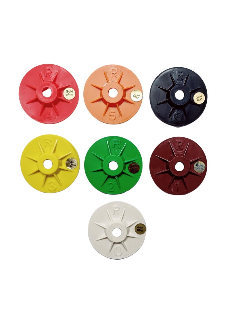 ZASH ZASH Diamond Ceramic Polishing Pad Disc Set of 7Pcs 4 inch 3mm Grinding Finishing Polishing of Marble Granite Glass Concrete Pack of 7 0 to 6 Grit  - Image 4