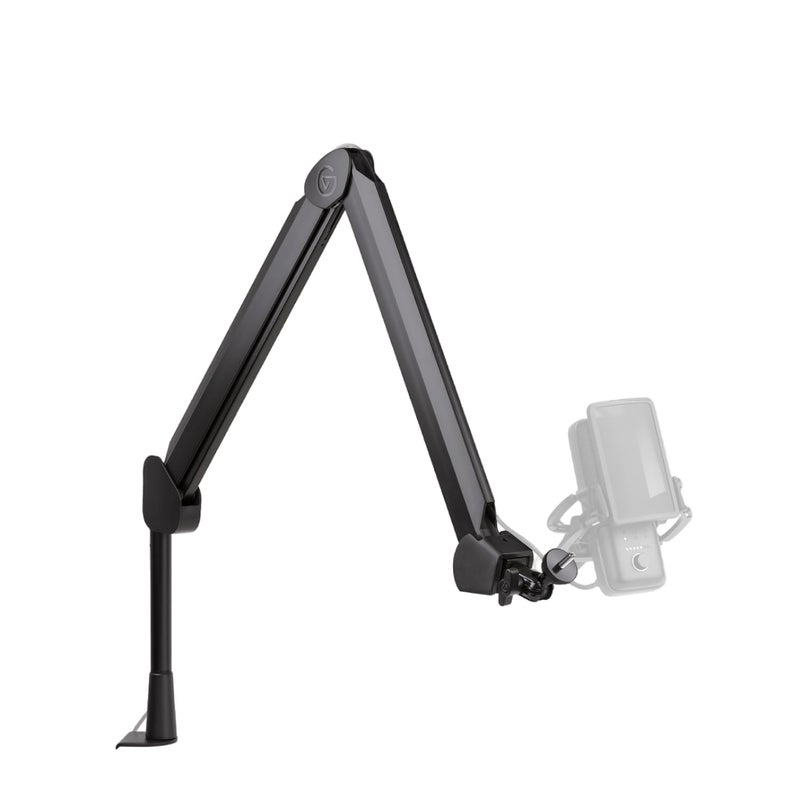 Elgato Wave Mic Arm - Premium Broadcasting Boom Arm with Cable Management Channels, Desk Clamp, 1/4" Thread Adapters, Fully Adjustable, perfect for Podcasts, Streaming, Gaming, Home Office, Recording - Image 1