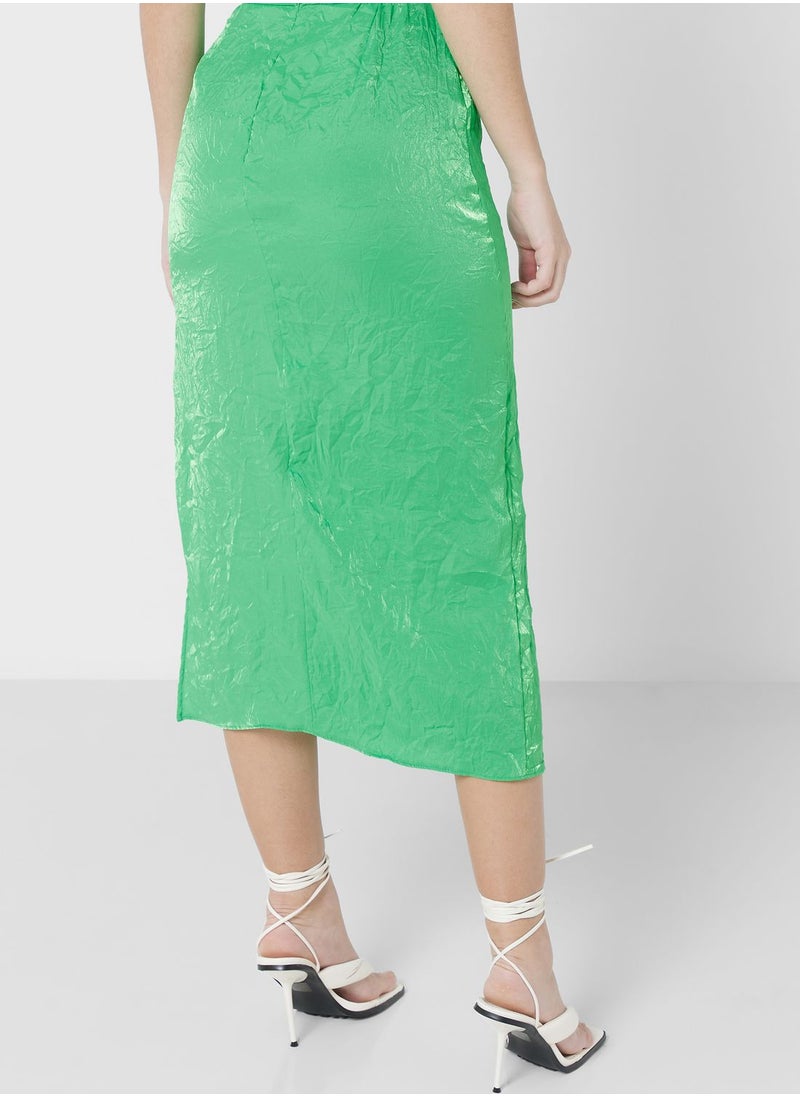 TOPSHOP - High Waist Knitted Skirt - Image 1