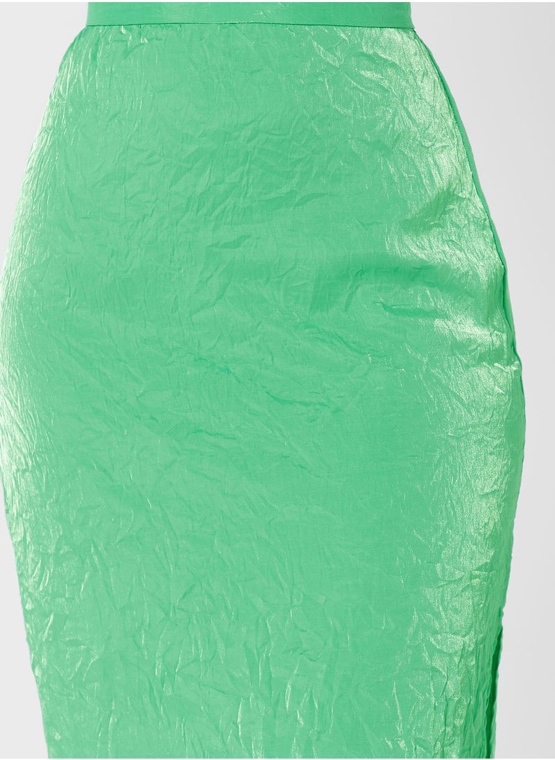 TOPSHOP - High Waist Knitted Skirt - Image 1