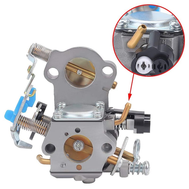 Harbot 455 Rancher Carburetor for Husqvarna 455 Rancher Parts 460 455E 461 Rancher Gas Chainsaw Replaces WTA-29 with 537255701 Air Filter Spark Plug Fuel Line All In One Kit - Image 2