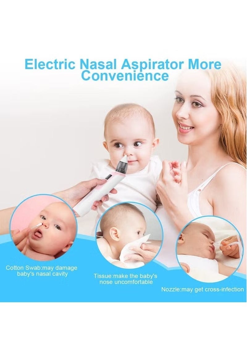 Gonice Baby Nasal Aspirator Silent Electric Nose Suction , Waterproof, LED Screen Display, 6 Suction Levels ,2 Sizes Silicone Tips,Professional Baby Nasal Aspirator  - Image 4