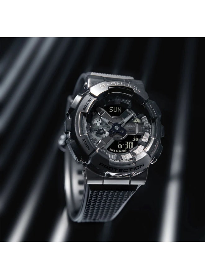 Casio G-SHOCK GM-110BB-1ADR Analog Digital Watch Metal Bezel Shock Resistant 200m Water Resistant LED Backlight World Time Stopwatch Countdown Timer Alarms Auto Calendar - Image 2