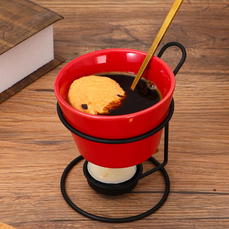 Net Fondue Cup Slow Cooker Pot With Cheese And Sweet Butter Melting Machine For Family Gatherings - Image 4