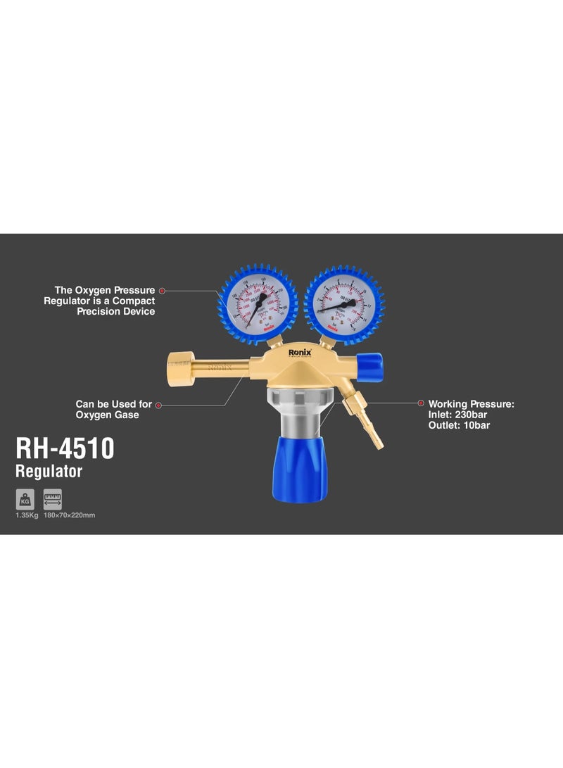 RONIX Welding Oxygen  pressure regulator # RH-4510 - Image 2