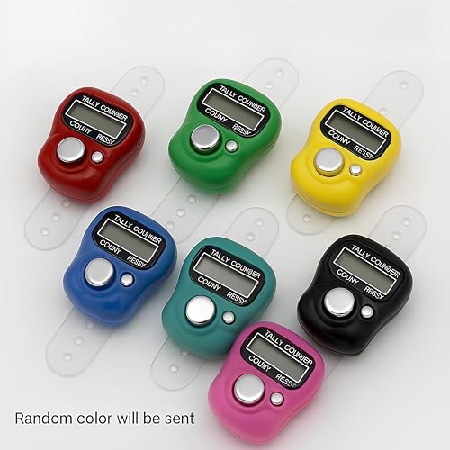 Gladiadora® Digital Finger Counter for Chanting Jap and Multi use Finger Counter Different Use- for naam jaap -Mantra Jap - Multicolor (Pack of-1) - Image 3