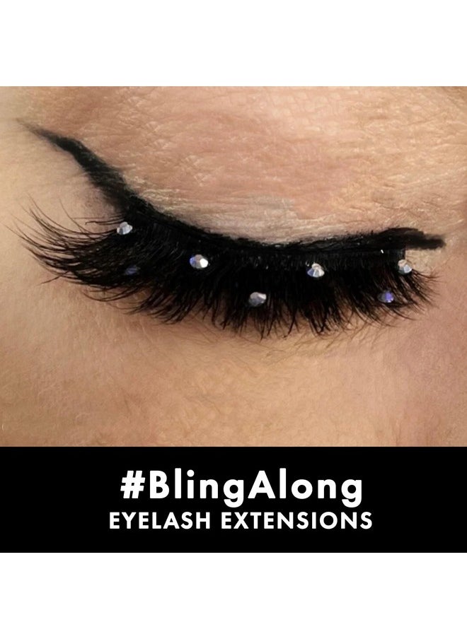 Gerard Cosmetics Gerard Cosmetics #BlingAlong #Lashes | Rhinestone Eyelashes for a Full and Flirty Look | Perfectly Curled False Lashes | Cruelty Free & Vegan (1 Pair)  - Image 4