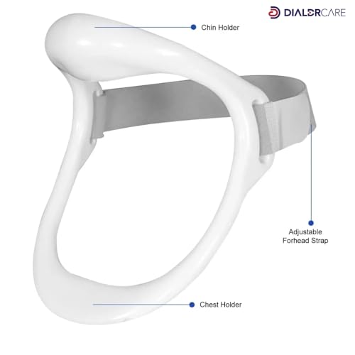 DIALDRCARE Cervical Plastic Collar For Neck Pain Relief Neck Support Brace For Spinal Pain And Pressure Relief Yoga Home Office, One Size - Image 3