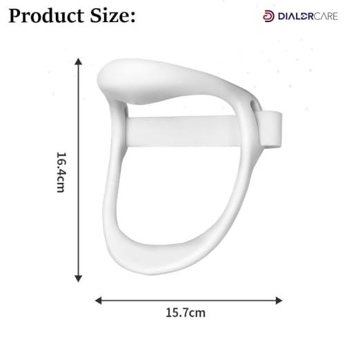 DIALDRCARE Cervical Plastic Collar For Neck Pain Relief Neck Support Brace For Spinal Pain And Pressure Relief Yoga Home Office, One Size - Image 2