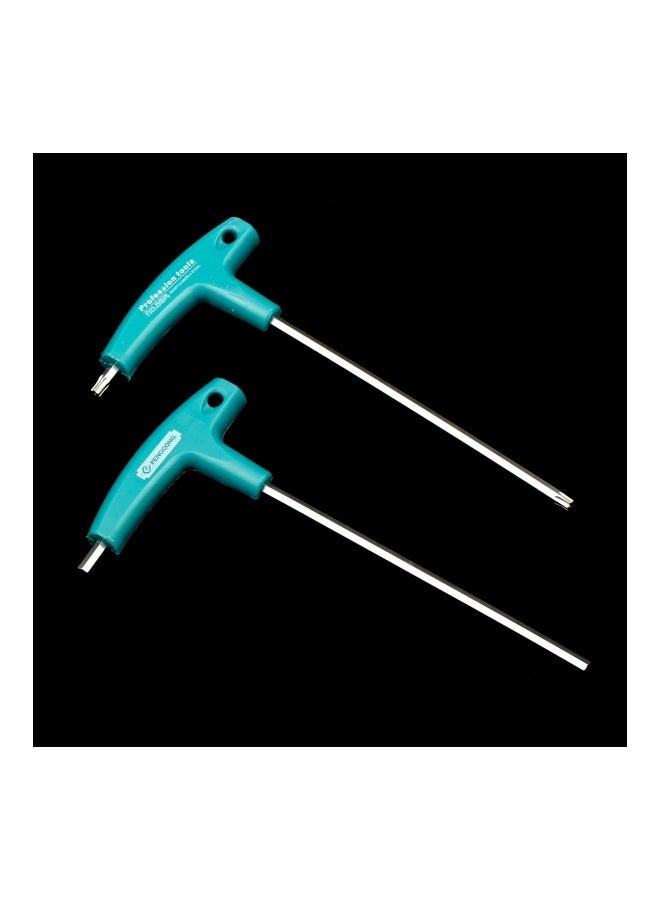 NIBEMINENT 8-Piece Metric T-Type Hexagon Wrench Set Green/Silver 31.00x3x21cm - Image 5