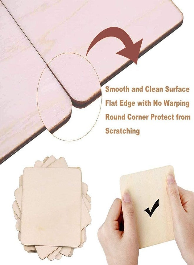 SWAGSTATION مواد حرفية يدوية من SWAGSTATION | ألواح MDF فارغة للرسم، ألواح خشبية للحرف اليدوية لفن الراتنج والفن السائل، فن الماندالا، فن الحرق على الخشب، قواعد أكواب مربعة فارغة مقاس 4 بوصة، 50 قطعة - Image 5
